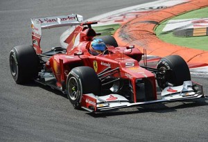 Alonso a Monza nel 2012