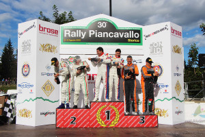 Il podio del Rally Storico Piancavallo 2016