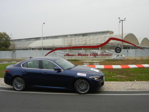L'Alfa Romeo Giulia proclamata l'anno scorso dall'Uiga l'Auto Europa 2018